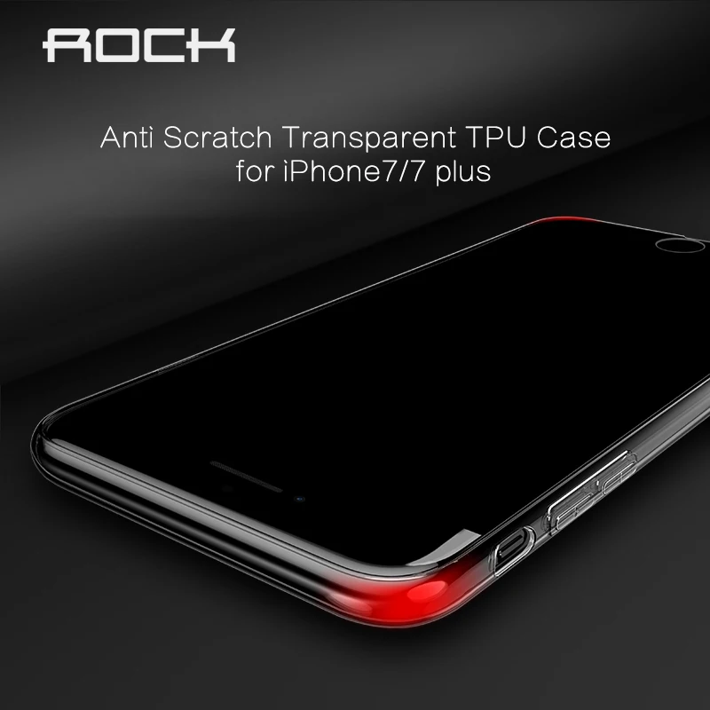 ТПУ силиконовый чехол для iPhone 7 8 RCOK ультра тонкий прозрачный |