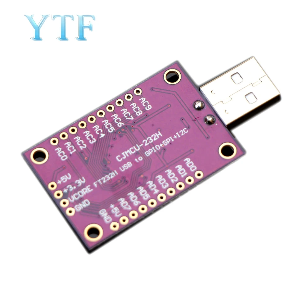 Многофункциональный высокоскоростной USB-модуль CJMCU FT232H для JTAG UART/ FIFO SPI/ I2C |