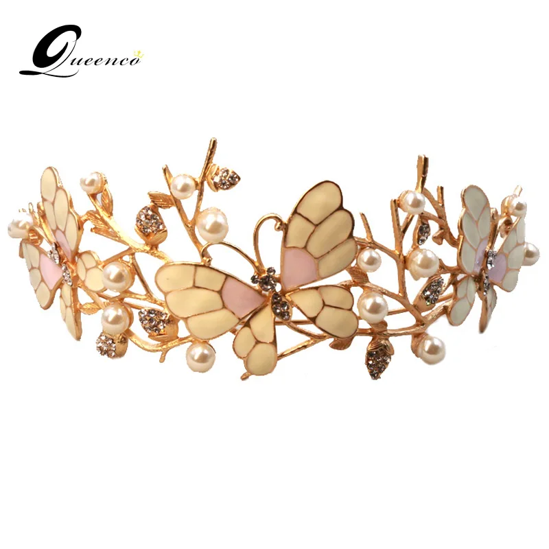 Женская свадебная корона бабочка обруч для волос аксессуары волос|crown wedding|headband