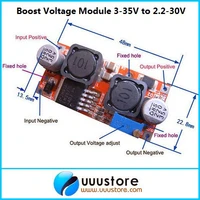 mini dc dc boost converter module 3 35v convert to 1 25 30v solar panel auto step down up power supply for fpv