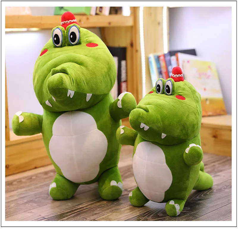 

50CM-70CM Giant Cute Crocodile Animal Funny Stand Cartoon Crocodile Doll Filled Plush Toy Pillow Doll Ragdoll Send Children Gift