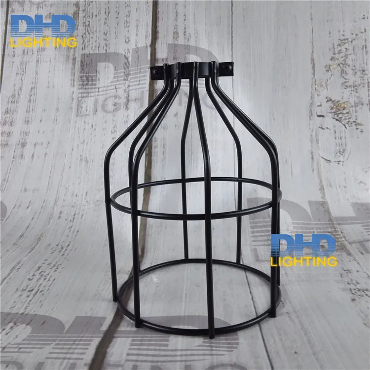 

Бесплатная доставка, Цоколь для лампы Эдисона D135mm * H190mm E27, черный металлический оттенок для лампы Эдисона, сделай сам, черный железный оттен...