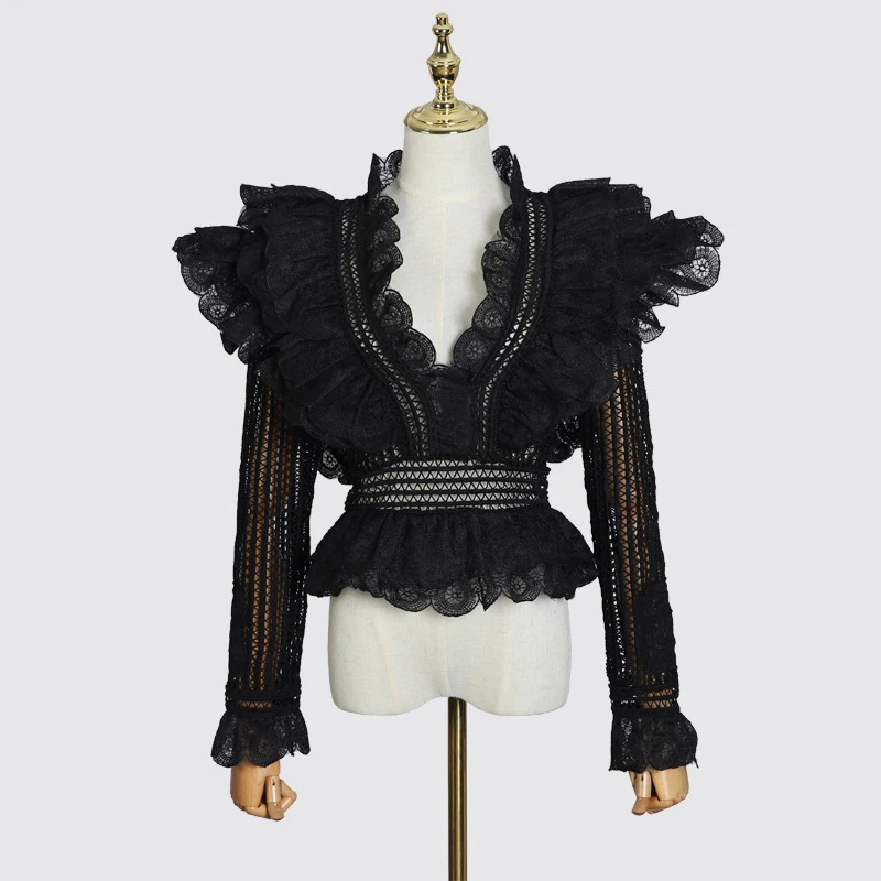Женская розовая блузка для подиума элегантная женская с v образным вырезом и