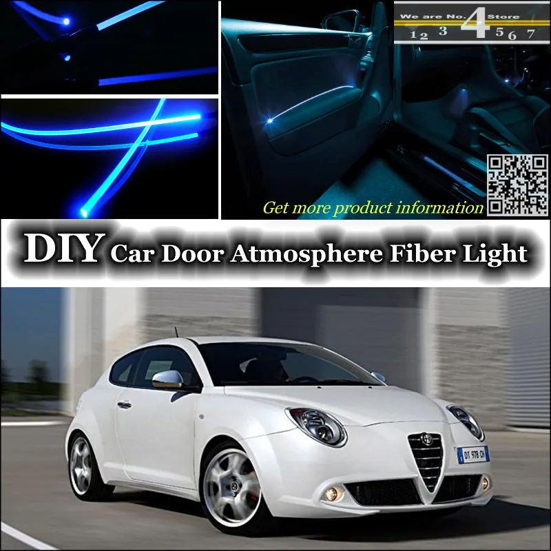 Для Alfa Romeo MiTo AR внутренний окружающий свет тюнинг атмосфера волоконно оптические