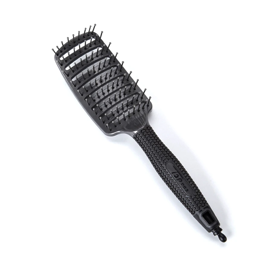 Профессиональная расческа для укладки волос Антистатическая в салоне изогнутая
