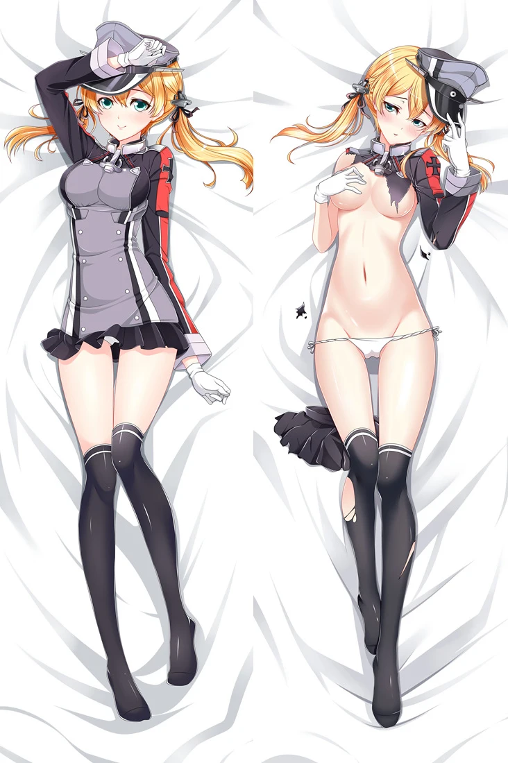 Японские аниме Kantai Коллекция KanColle персонажи сексуальная девушка Prinz Eugen Dakimakura