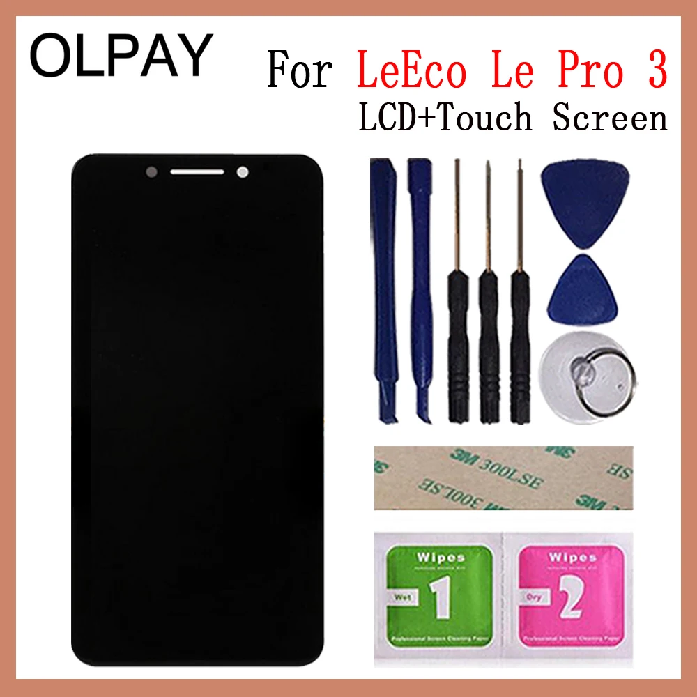 Black ЖК-дисплей для LeTV Le Pro 3 дисплей сенсорный экран для LeTV LeEco Le Pro 3 ЖК Le Pro3 Элитный дисплей X720 X727 X722 - Цвет: Black