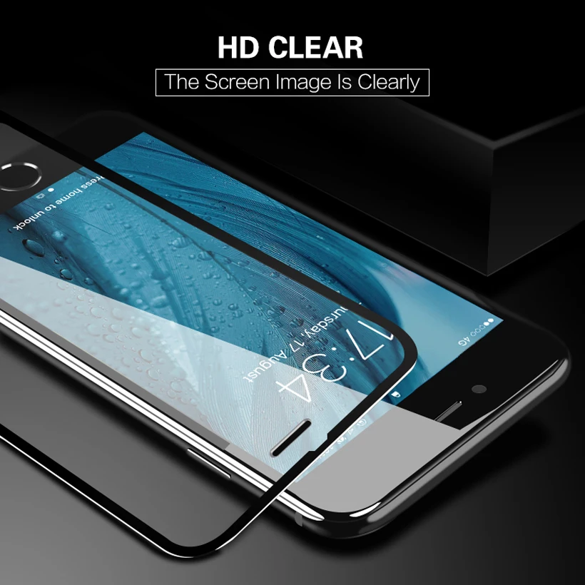 Tempered Glass For iPhone 8 6 6S 7 Plus 11 Pro Max Full Screen Protector 3D Protective glasses glass | Мобильные телефоны и