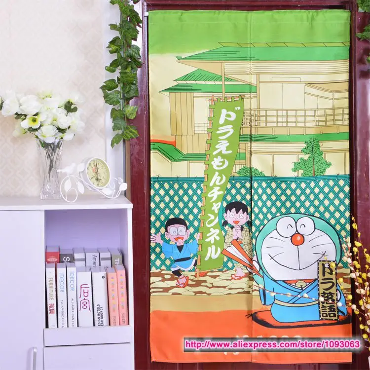 Занавески в японском стиле с классическим рисунком украшения для спальни