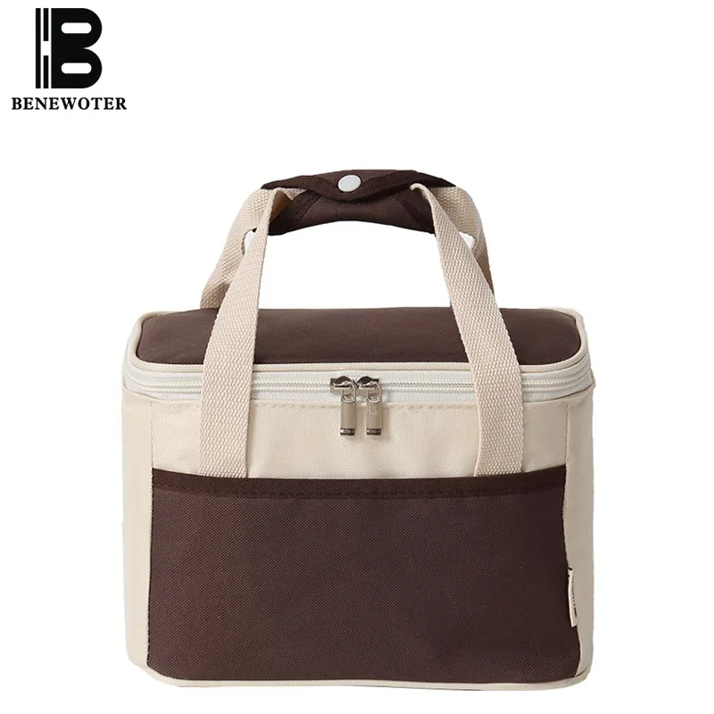 

New Portable Outdoor Travel Food Thermal Bag Waterproof Lunch Lunch Box Bags Thicken Cooler Bags Leisure Picnic Packet Handbags