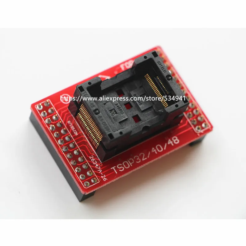TSOP48 8 шт. V3 TSOP48/40/32 Разъем SOP44/56 адаптер XGecu TL866II плюс MiniPro TL866CS/Tl866 USB Универсальный программатор - Цвет: TSOP48