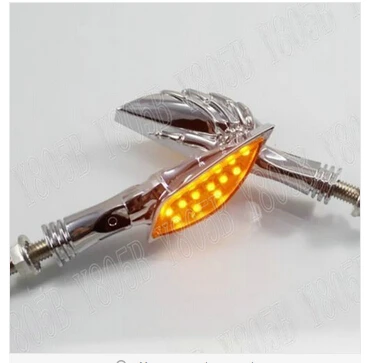 Светодиодный поворотник с черепом для Honda REBEL CMX 250 CA125 450 VTX1300 SHADOW MAGNA VF 750 Spirit Saber Aero