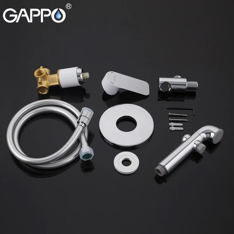 GAPPO белые Смесители для биде портативный распылитель насадка душа с клизмой