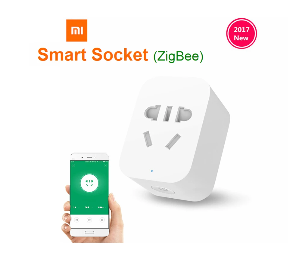 Xiaomi mi jia ZigBee умная розетка WiFi приложение Беспроводное управление Переключатели