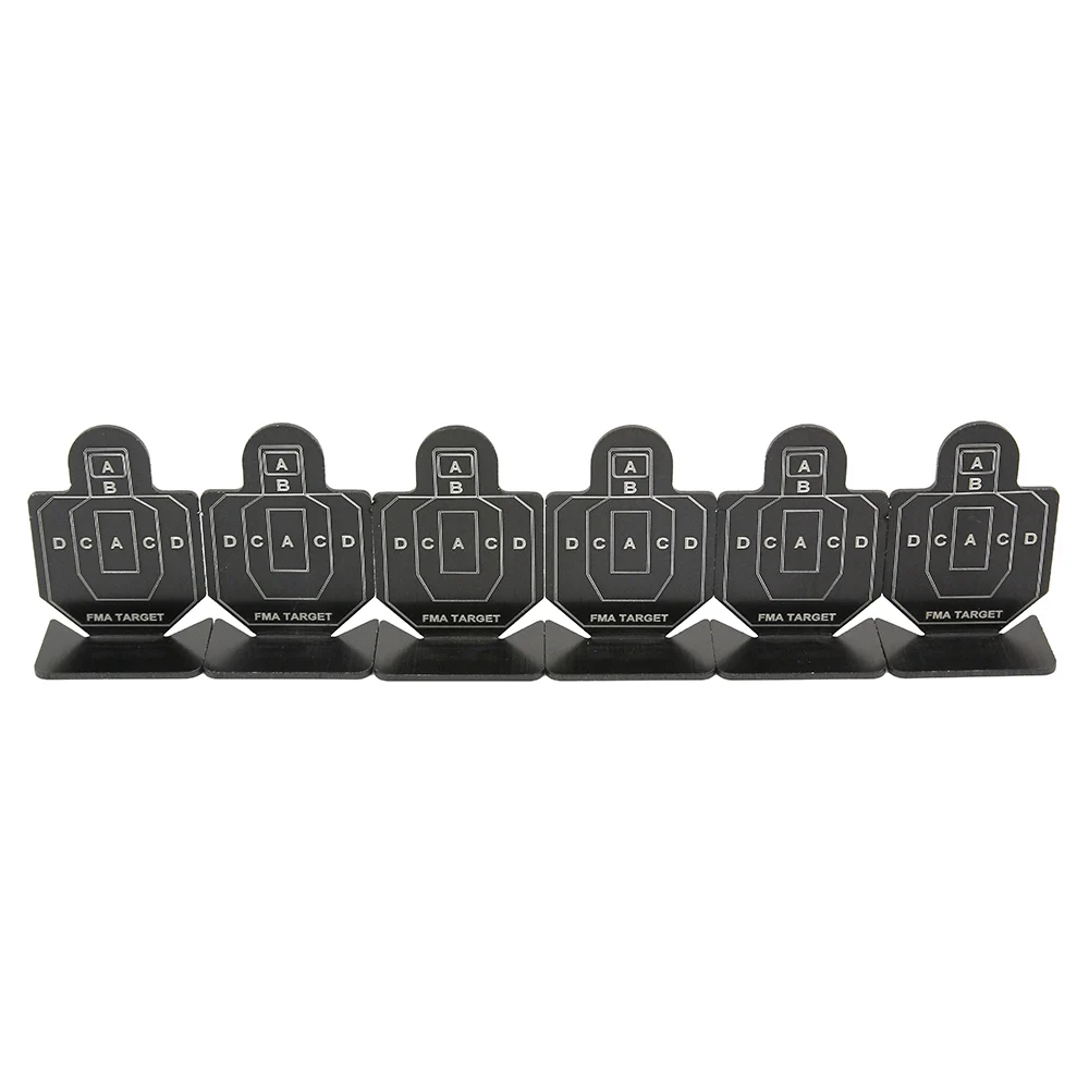 FMA 6 Pcs Airsoft Shooting Target Set Durable Metal Archery Kit Tactical Hunting For BB Pellet Practice|airsoft shooting targets|shooting