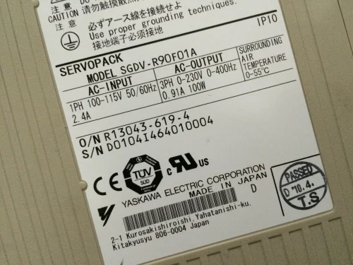 

SGDV-R90F01A 80% appearance new good working condiiton , 3 months warranty , in stock