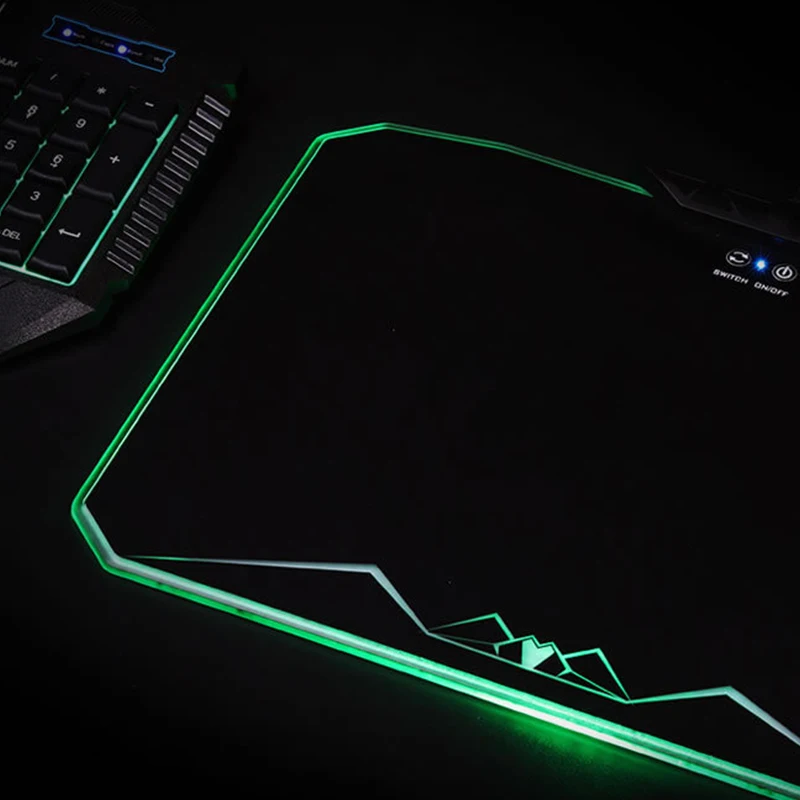 Plextone Gp300 Беспроводной коврик для мыши с быстрой зарядкой 11 видов красочных Rgb игровой коврик для мыши для компьютера