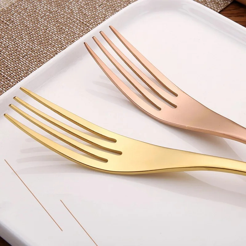 KuBac 2017 Новинка 24 шт./компл. розовое золото KAYA 304 из нержавеющей стали|cutlery set|steak knives