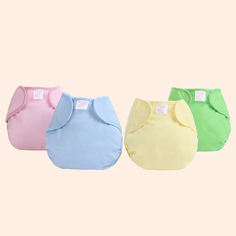 Hot wholesale new baby panties Diaper Washable Reusable Cloth Nappy Baby Clothing Adjustable |