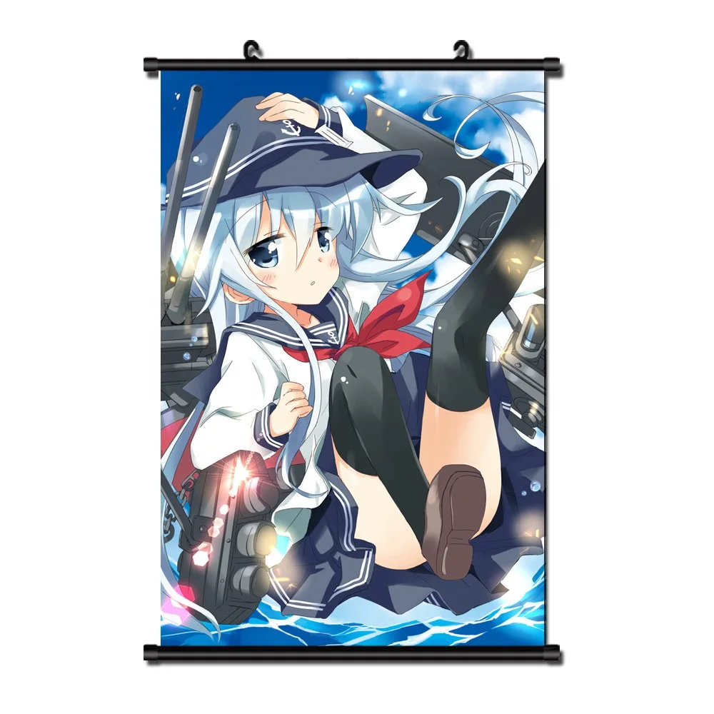 Японское аниме Kantai Collection цветочный плакат на стену 40x60 см|Рисование и