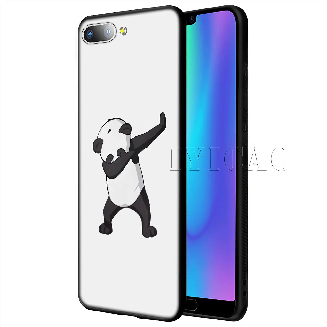 IYICAO Милый Панда Новинка Мягкий силиконовый чехол для телефона Huawei Y9 Y7 Y6 Prime 2019 Honor