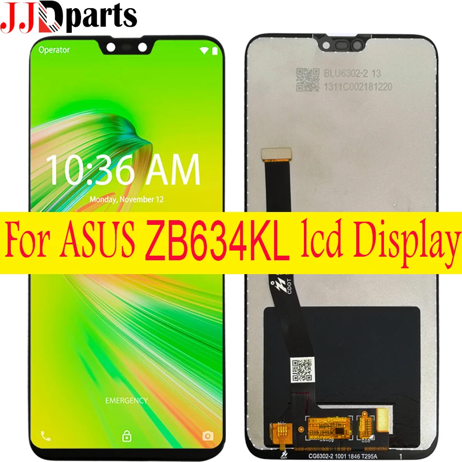 6,2" ЖК-дисплей для ASUS Zenfone Max shot ZB634KL, кодирующий преобразователь сенсорного экрана в сборе, замена для ASUS ZB634KL lcd