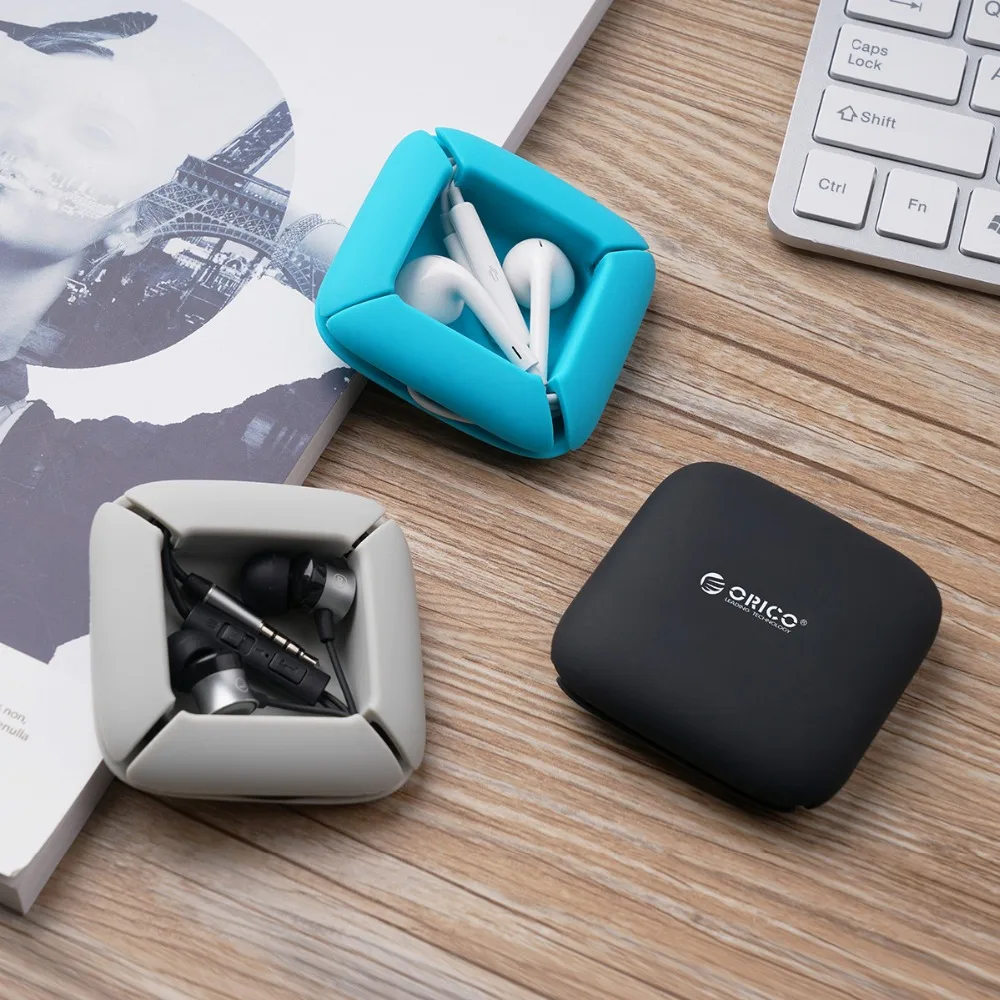 ORICO наушники силиконовый кабель для намотки гарнитуры кабельный менеджер