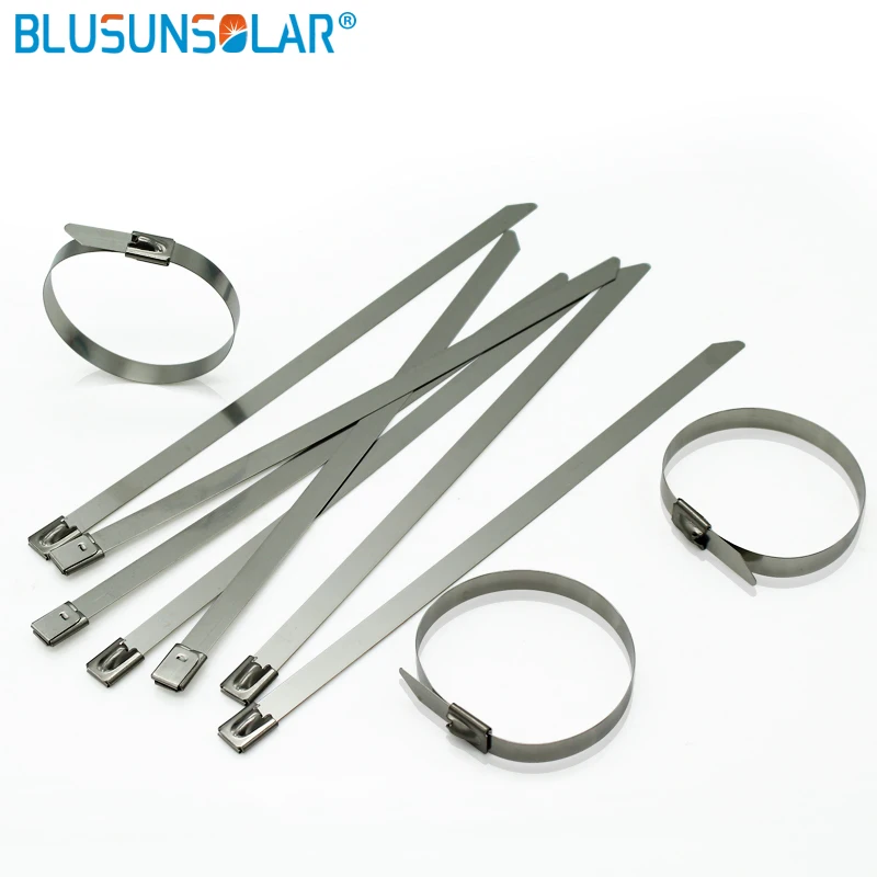 

500pcs/lot high quality 26 inch 4.6mm x 650mm Thickness 2.5mm Best 304 Grade colorful self locking Stainless Steel cable ties