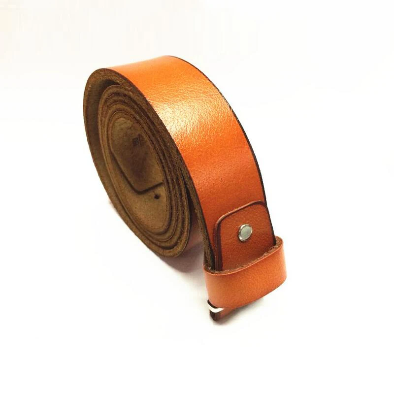 Ремень мужской из натуральной кожи без пряжки 31 42 дюйма|belt genuine leather|belt brandbelt designer |