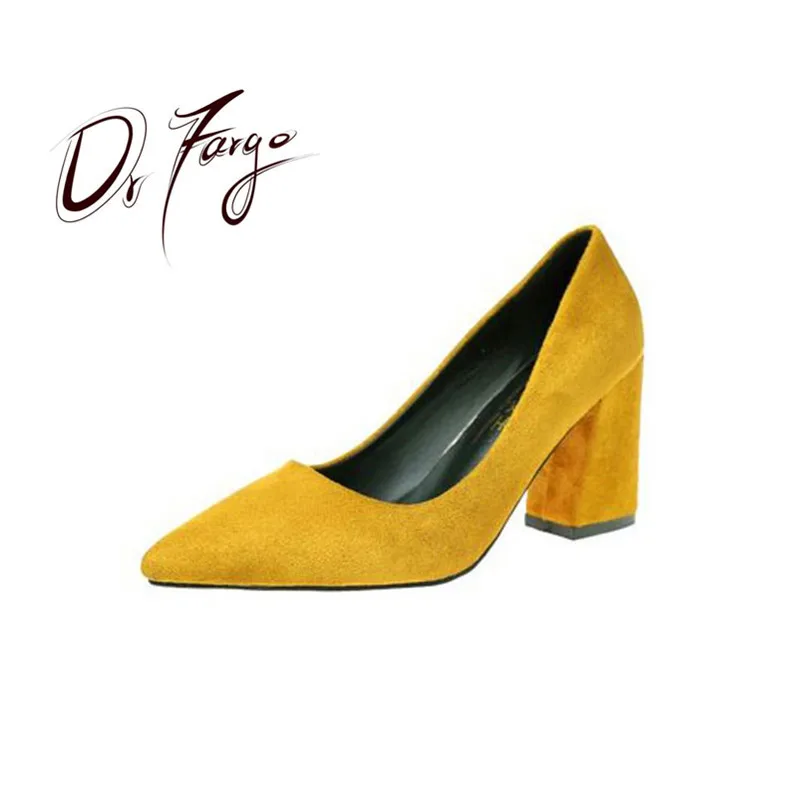 Женские модельные туфли на устойчивом квадратном каблуке drфарго офисные лодочки