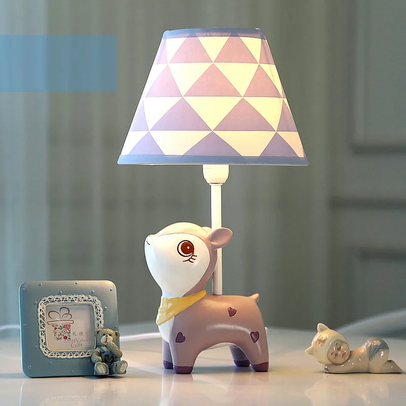 Крытый светодиодный настольная лампа вращающийся затемняя милый палевый Форма