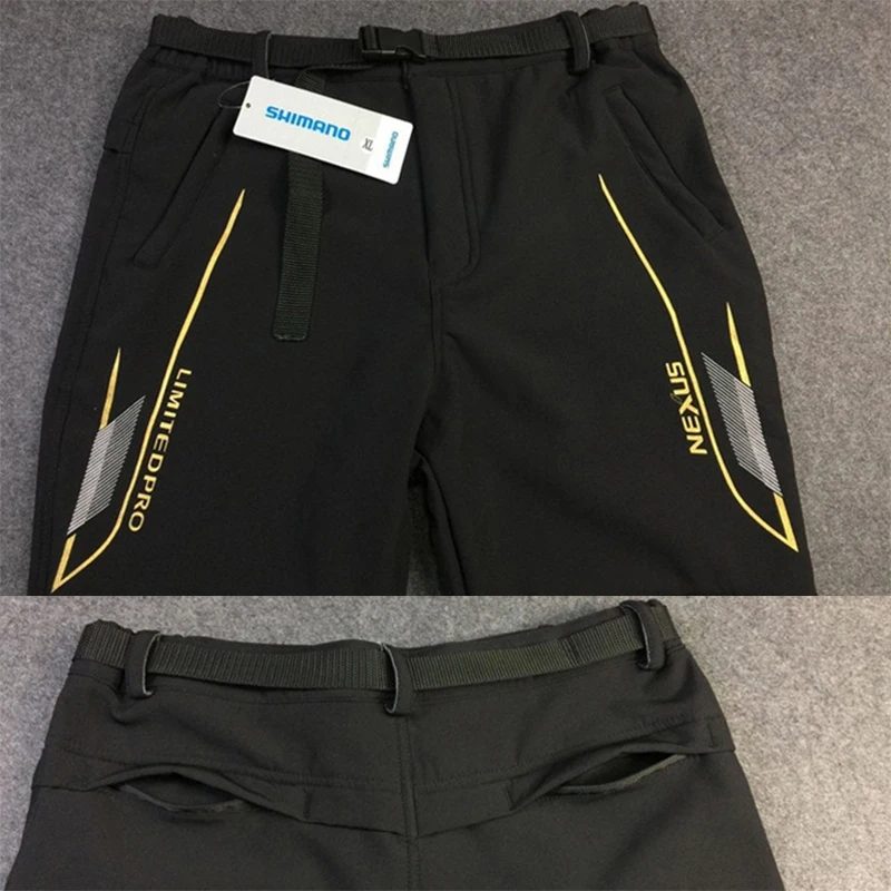 SHIMANO зима осень для мужчин толстые теплые флисовые Softshell брюки девочек открытый
