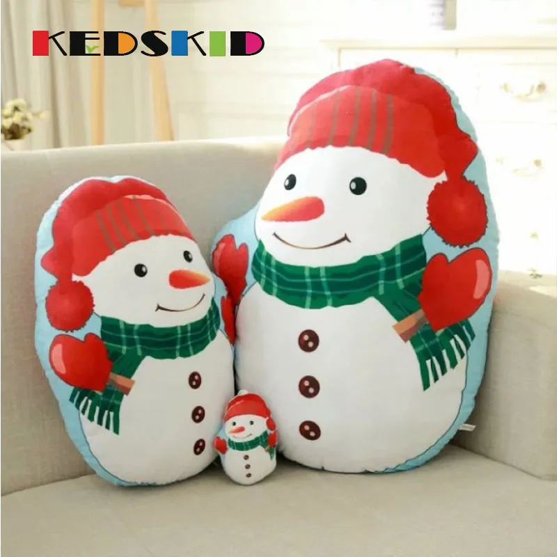 Плюшевая игрушка мягкая кукла ЧУЛОК СНЕГОВИК Снежинка Санта Клаус мультяшная