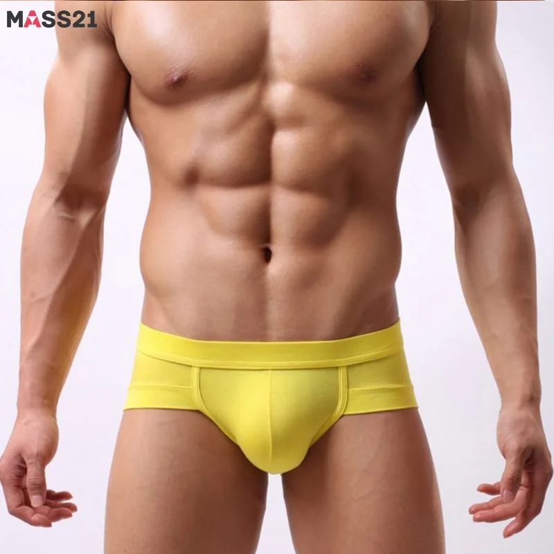 Мужские трусы-брифы MASS21 сексуальное дышащее нижнее белье с низкой талией мужские