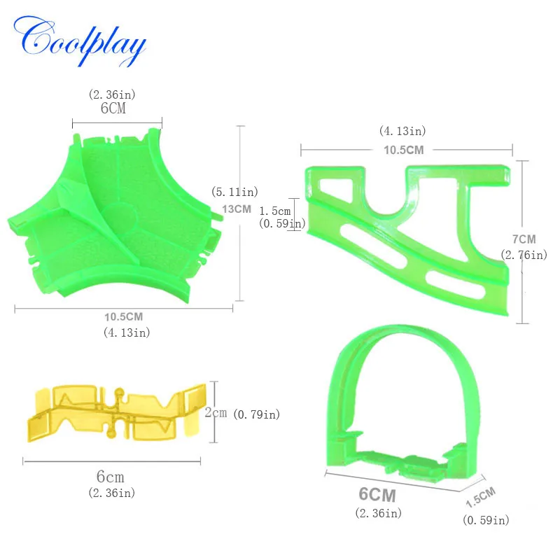DIY запасные части для гоночных треков аксессуары светящаяся Автомобильная
