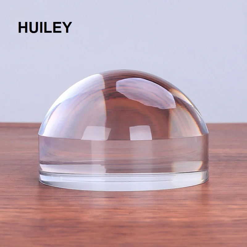 Paper Weight Desktop Magnifier Acrylic Lens Magnifying Glass Table Paperweight Magnifier Reading 50mm 60mm 80mm 100mm Crystal