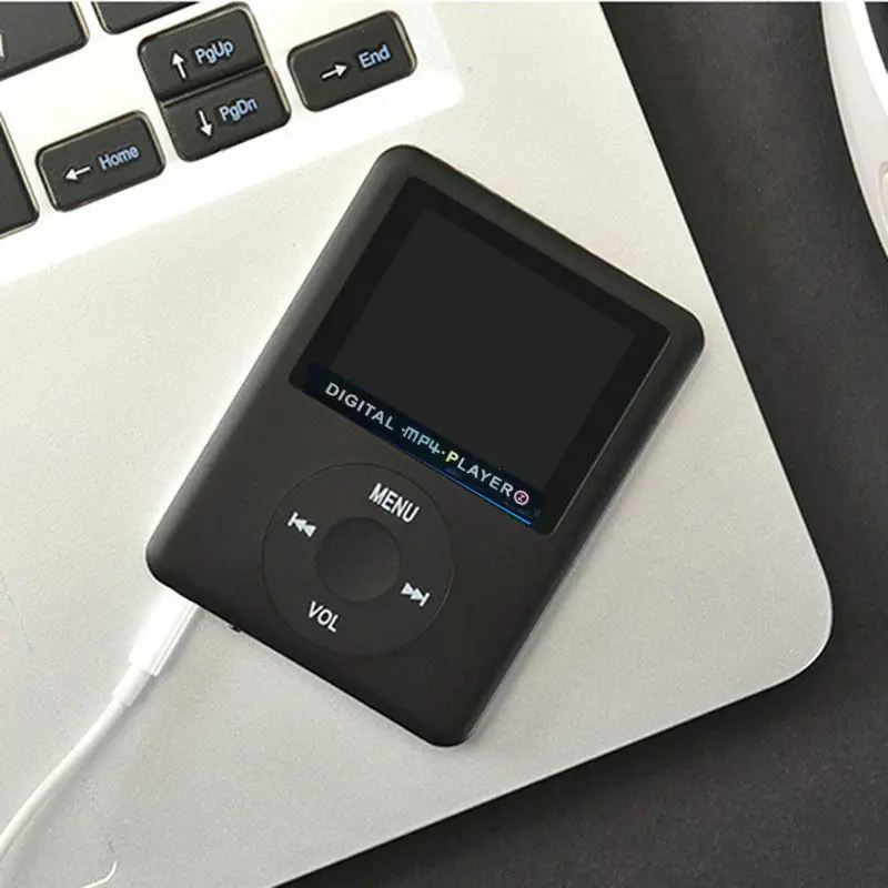 Черный Хит MP4 плеер MP3 цифровой 8GB Led видео SD lcd iPod музыка домашний фото спортивный инструмент HD - Цвет: Черный