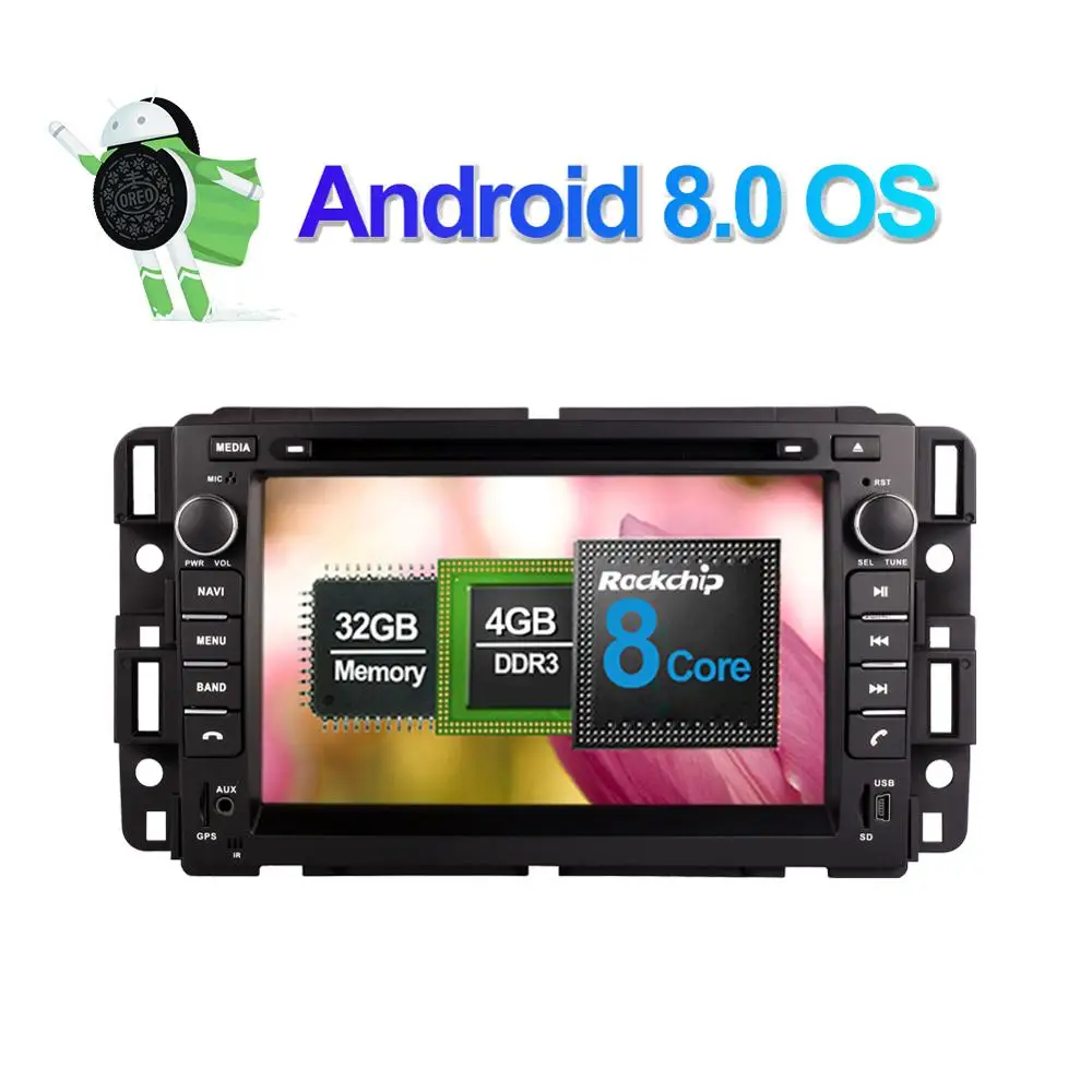 Автомагнитола на Android 7 1/8 0 с восьмиядерным процессором ОЗУ 4 Гб GPS навигацией для