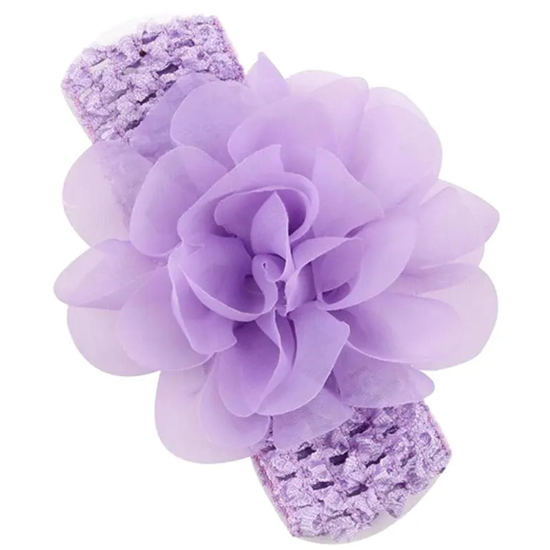 Naturalwell кружевной Шифоновый Цветок на голову повязка плетеная для волос Детские