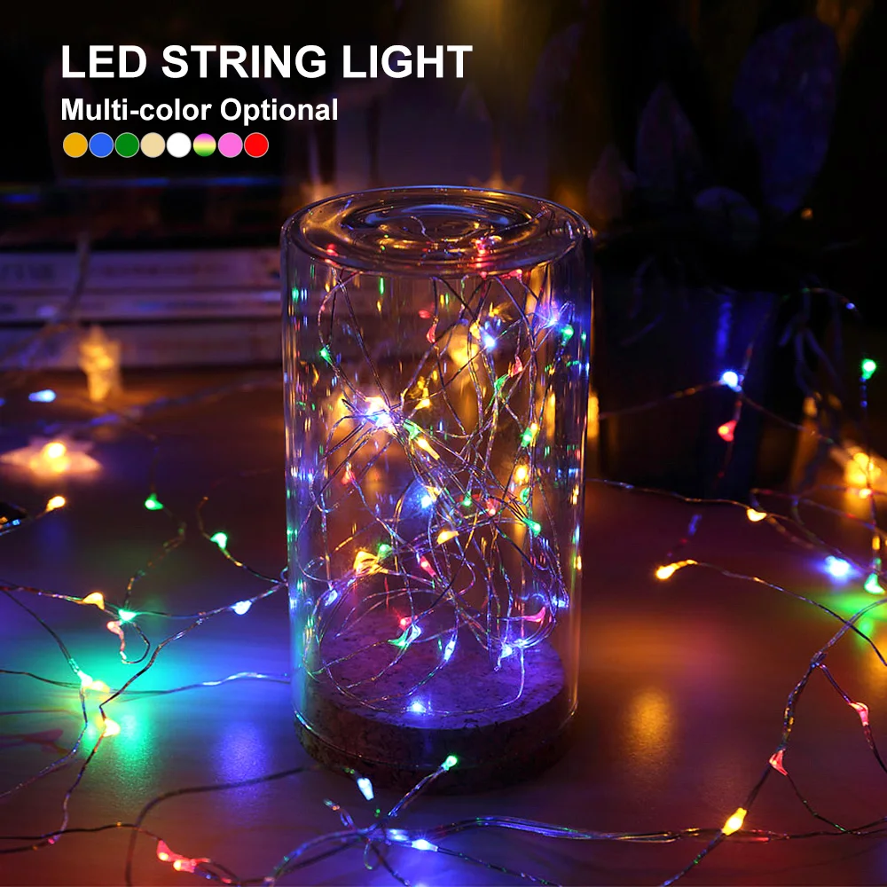 Светодиодная гирлянда на рождественскую елку 2 м 5 10 м|10m led|led 10mled 5m |