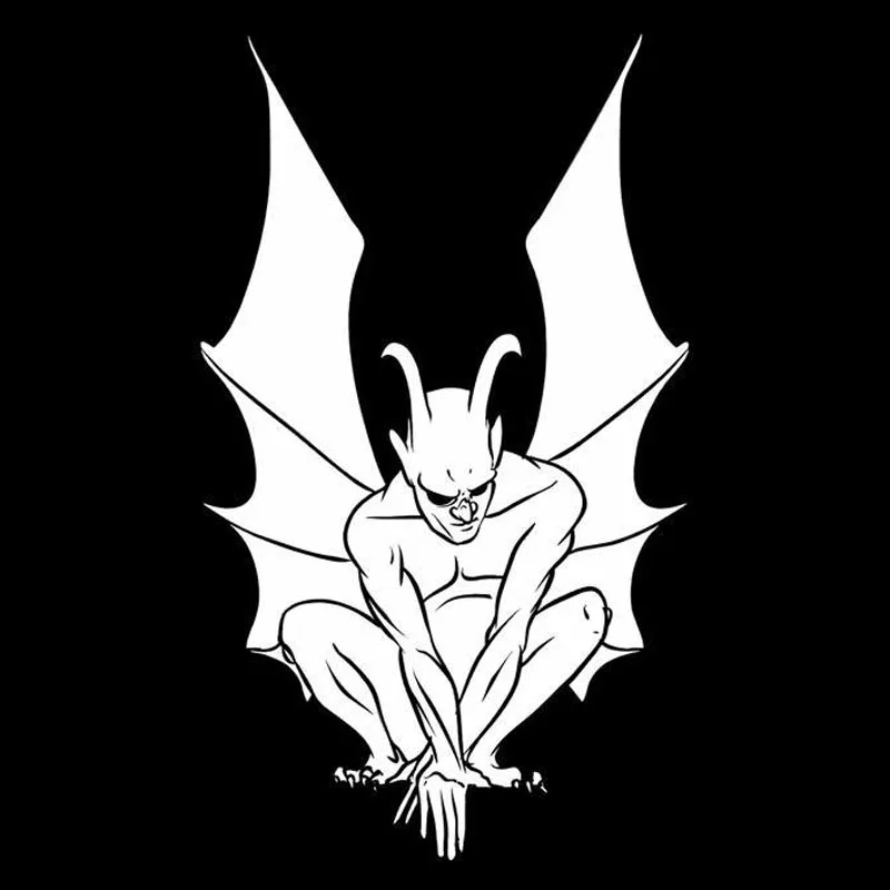 9 4 см * 15 8 Gargoyle человек крылья мифические виниловые Стикеры для стайлинга