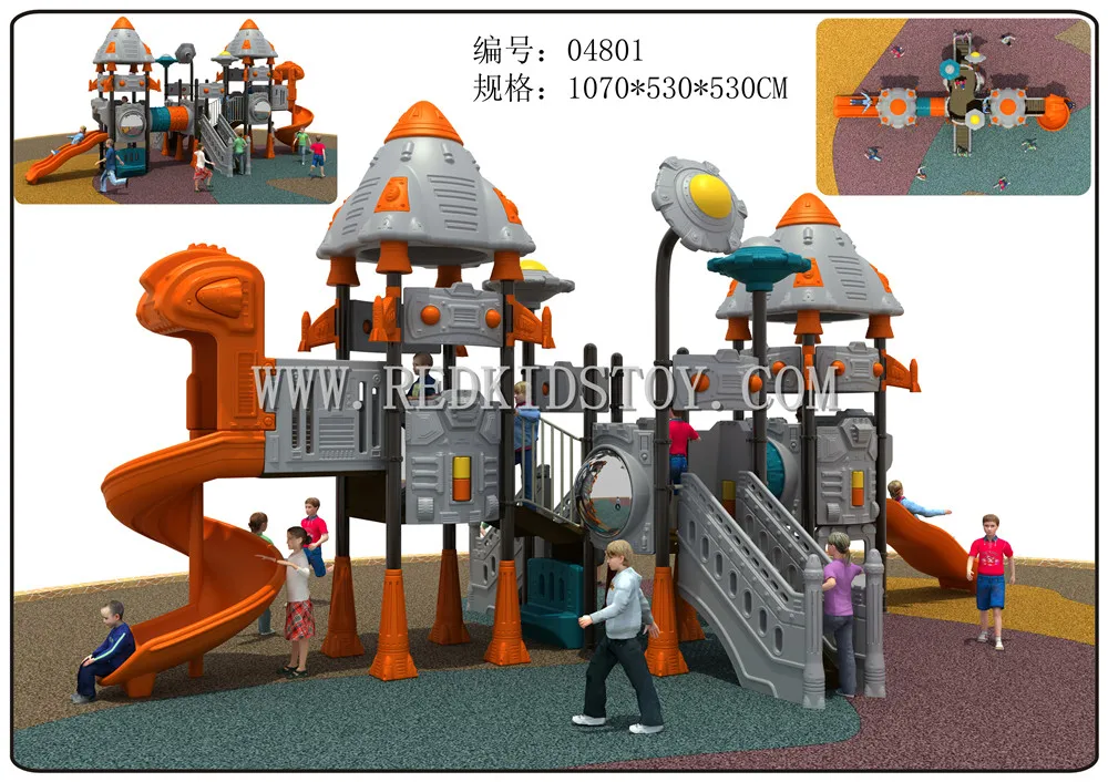 Великолепная игровая площадка для парка оборудование игр на открытом воздухе HZ