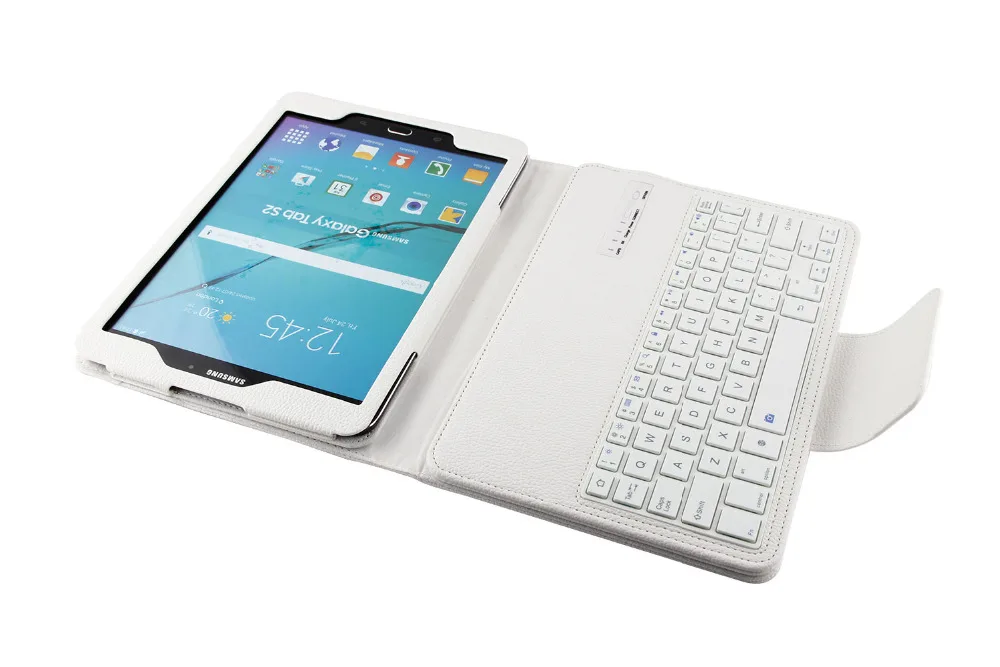 Беспроводная Bluetooth клавиатура для samsung Galaxy Tab S2 T810 T815 T819 9," планшет портфель кожаный чехол-подставка