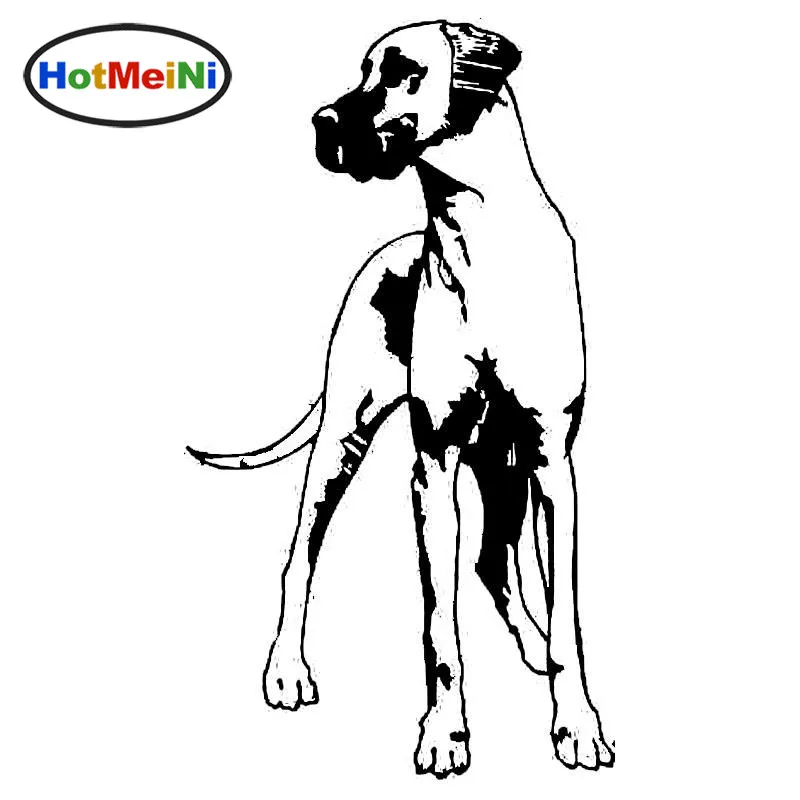 HotMeiNi Great Dane виниловая наклейка с принтом собаки индивидуальные
