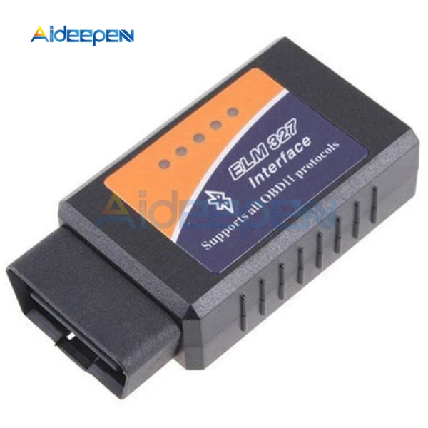 ELM327 Bluetooth ELM327 OBD2 Bluetooth/wifi V1.5 автомобильный диагностический инструмент ELM 327 OBD II чип сканера PIC18F25K80 для Android/IOS/Windows 12V - Цвет: ELM327 Bluetooth