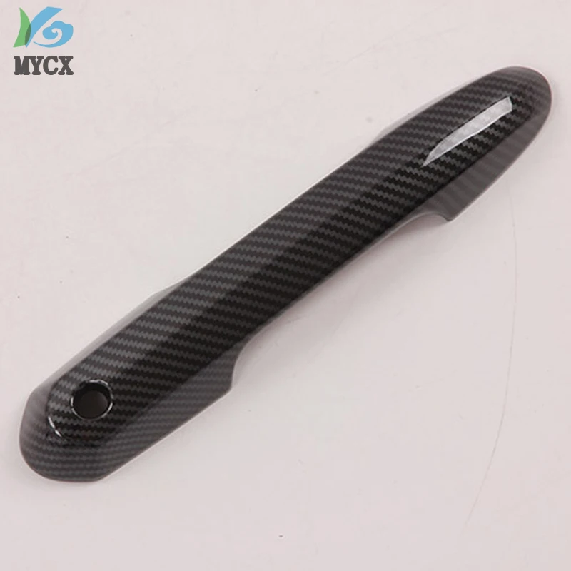Аксессуары для Toyota Rav4 Rav 4 2019 2020 наружная дверная ручка из углеродного волокна