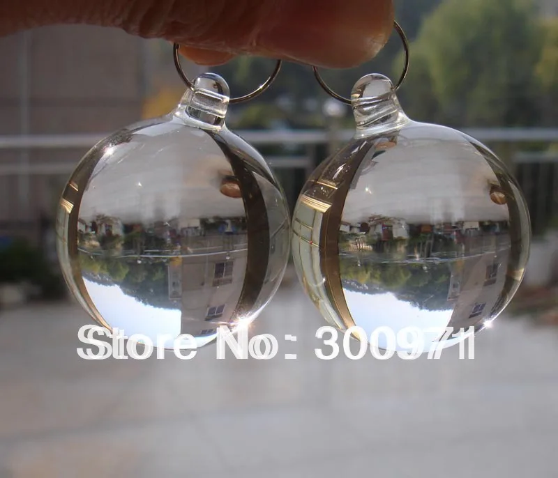 48pcs/Lot 40mm Transparent Crystal Hanging Ball X'mas &amp Wedding Pendant Party Event | Chandelier