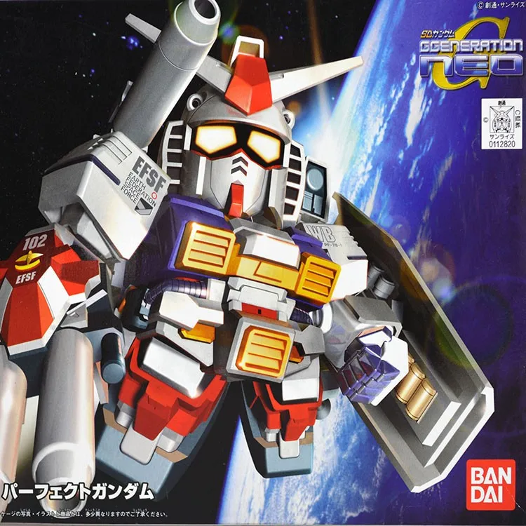 Bandai Gundam SD BB 236 идеальный PF 78 1 мобильный Костюм Фигурки сборные модели комплекты