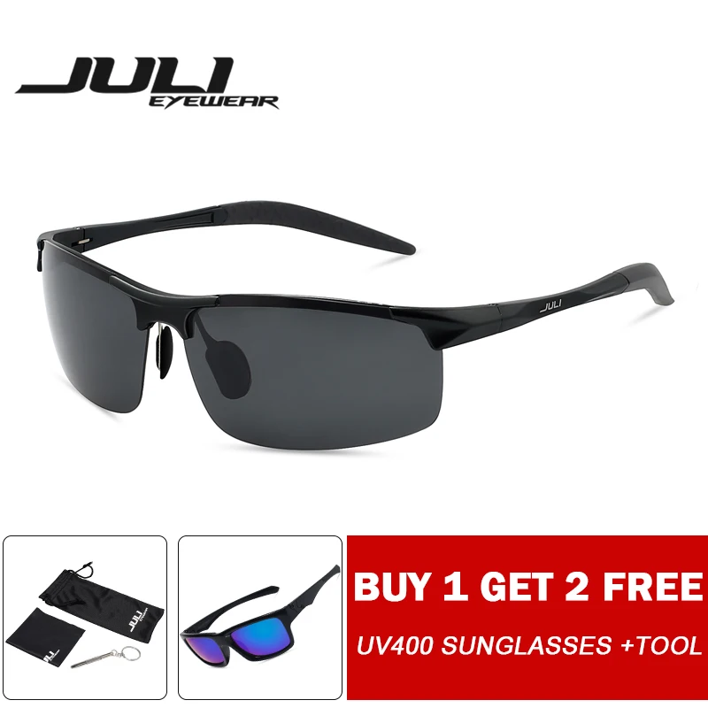 Мужские солнцезащитные очки с поляризацией в спортивном стиле|polarized sunglasses|polarized