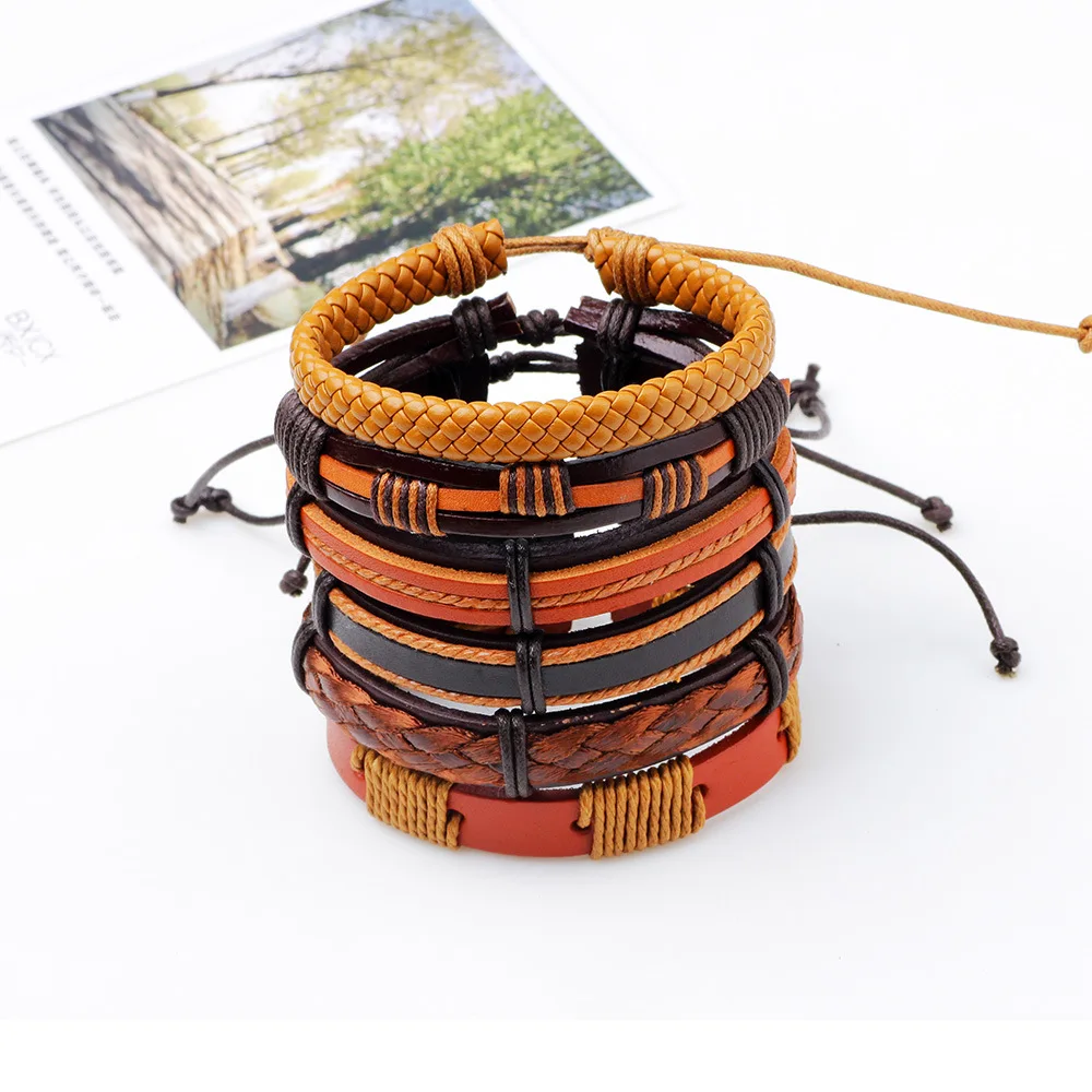 6 шт./компл. Богемный Цыганский Хиппи панк звезда заклепки очарование коричневый